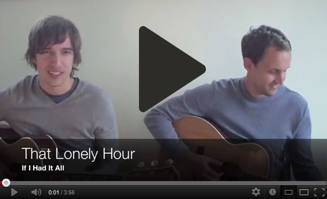 That Lonely Hour - If I Had It All (Dave Matthews Band Cover) - YouTube